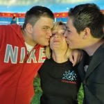 Küsschen für ein gelungenes Zirkusprojekt