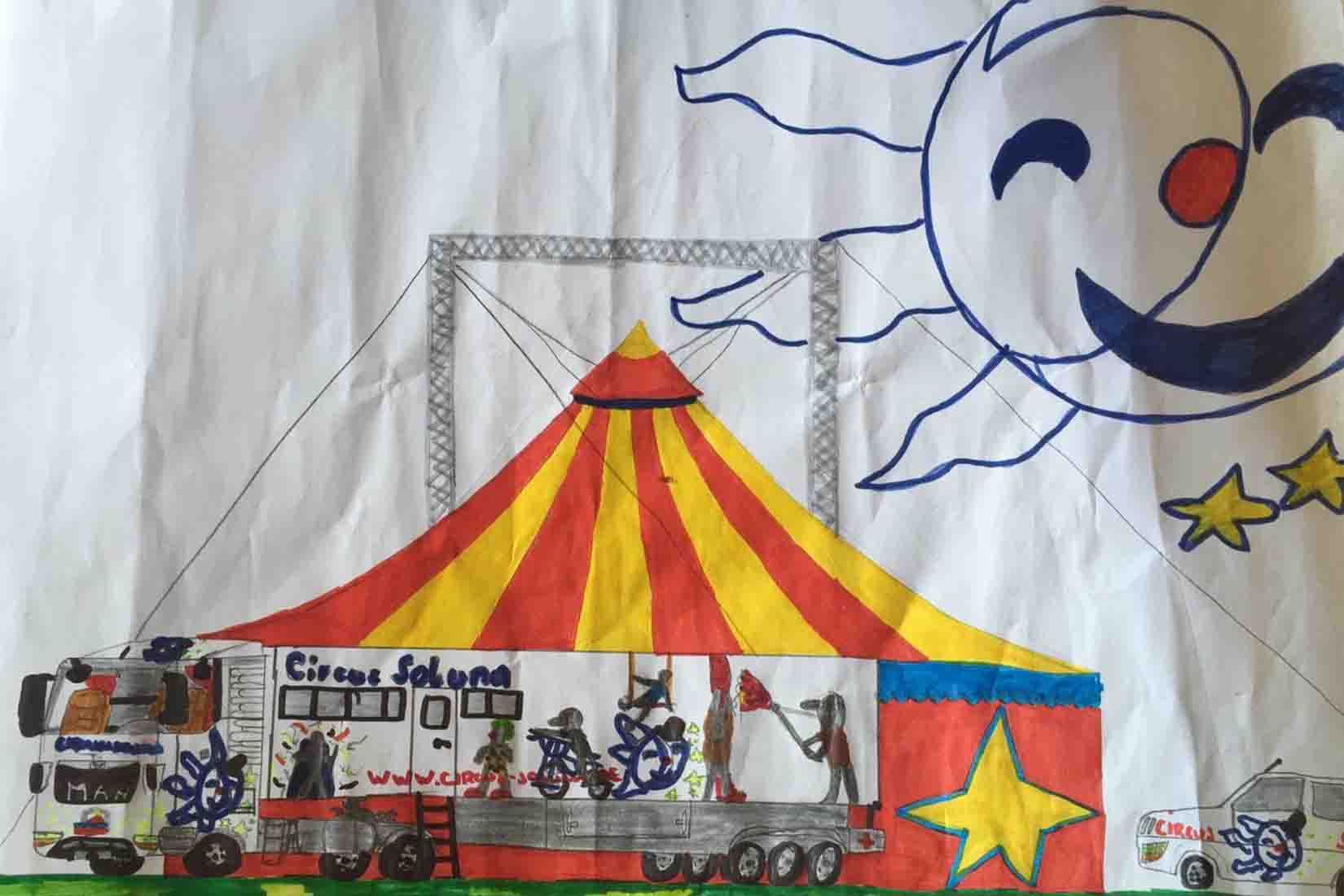 Kinder Machen Kunst Für Den Zirkus Circus Soluna Zirkusprojekte 