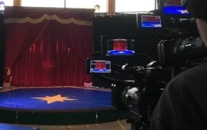 Boris filmt mit professionellem Equipment die Vorstellungen von Circus Soluna