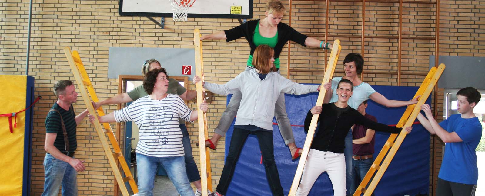 Lehrerfortbildung Leiterakrobatik